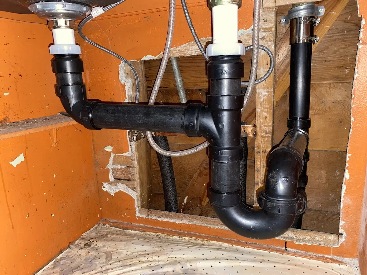Professional Repiping Services equipment and tools on the job in New Milford